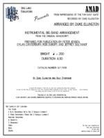 Amad Jazz Ensemble sheet music cover